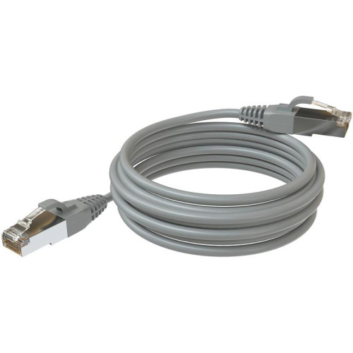 Патч-корд Sysmatrix PC 4545.5ES26.5LSZHGY F/UTP RJ-45 вил.-вилка RJ-45 кат.5E 5м серый LSZH
