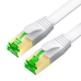 GCR PRO Патч-корд  LSZH PROF кат.8 ethernet  50.0m S/FTP, RJ45, медь, 40 Гбит/с, 26 AWG, белый, литой, экранированные коннекторы 24K GOLD, T568B, GCR-56801