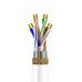 GCR Кабель витая пара 5e SF/UTP PVC 305м медь 4*2*7/0.2(24AWG) многожильный(Stranded), OD 6,0мм, белый (упаковка коробка)