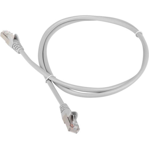 Патч-корд Lanmaster LAN-PC45/S6-0.5-GY FTP RJ-45 вил.-вилка RJ-45 кат.6 0.5м серый LSZH (уп.:1шт)