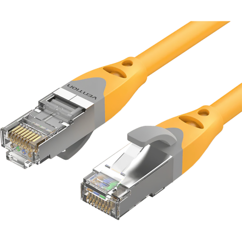 Патч-корд Vention прямой SFTP cat.6A, RJ45 - 1м. Серый