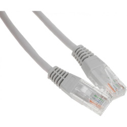 Патч-корд Lanmaster TWT-45-45-2.0-GY UTP RJ-45 вил.-вилка RJ-45 кат.5E 2м серый ПВХ (уп.:1шт)