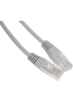 Патч-корд Lanmaster TWT-45-45-2.0-GY UTP RJ-45 вил.-вилка RJ-45 кат.5E 2м серый ПВХ (уп.:1шт)
