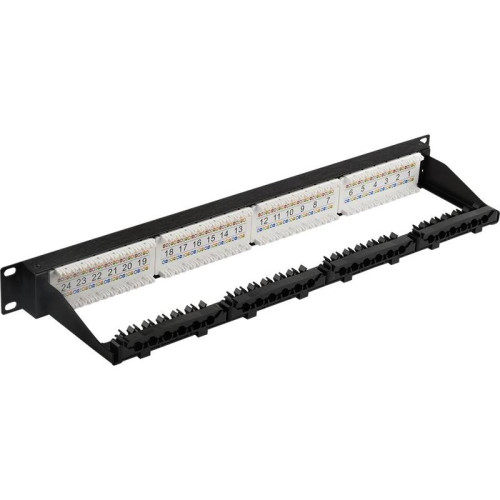 Патч-панель Lanmaster LAN-PPN24U6A 19
