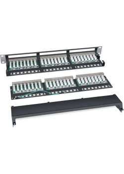 Патч-панель Cabeus PLHD-48-CAT.6-SH-DUAL IDC-1U 19