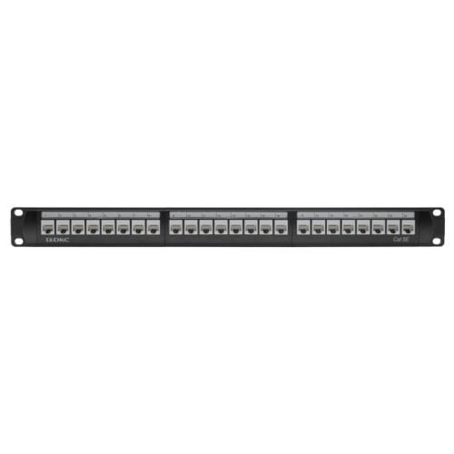Патч/ Патч-панель 19'',1U,CAT5E, 24 модуля RJ45, неэкранир ованная Патч/ Патч-панель 19'',1U,CAT5E, 24 модуля RJ45, неэкранир ованная