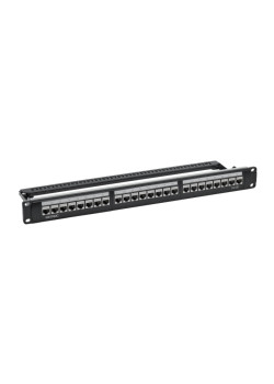 Патч/ Патч-панель 191UCAT5E 24 модуля RJ45 экранированная