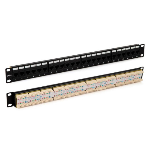 Патч-панель Hyperline PP3-19-24-8P8C-C6-110D 19 Патч-панель Hyperline PP3-19-24-8P8C-C6-110D 19