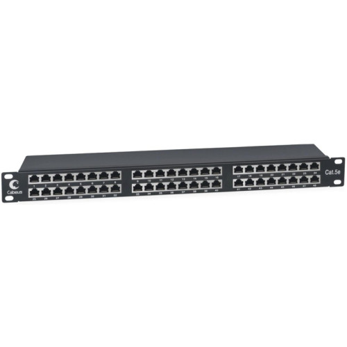 Патч-панель Cabeus PLHD-48-CAT.5E-SH-DUAL IDC-1U 19