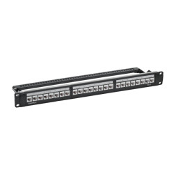 Патч/ Патч-панель 191UCAT6 24 модуля RJ45 неэкранированная