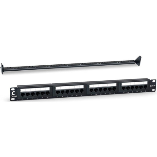 Патч-панель Cabeus PL-24-CAT.5E-DUAL 19 Патч-панель Cabeus PL-24-CAT.5E-DUAL 19