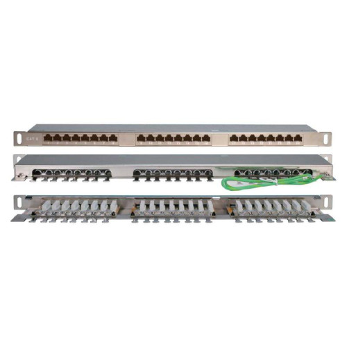 Патч-панель Hyperline PPHD-19-24-8P8C-C6-SH-110D 19