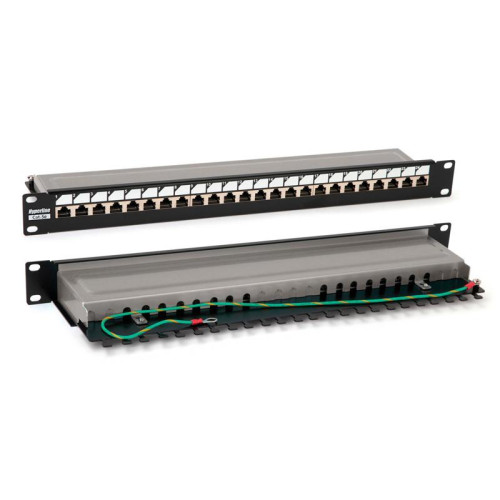 Патч-панель Hyperline PP3-19-24-8P8C-C5E-SH-110D 19 Патч-панель Hyperline PP3-19-24-8P8C-C5E-SH-110D 19