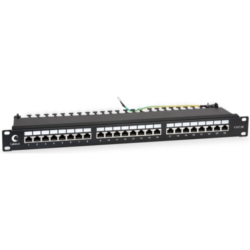 Патч-панель Cabeus PL-24-CAT.5E-SH-DUAL 19