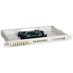 ITK 1U кросс укомплектованный: SC (Simplex) 8шт; (OM4)