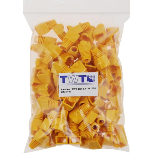 Колпачок Lanmaster (TWT-BO-6.0-YL/100) жёлтый (упак.:100шт)