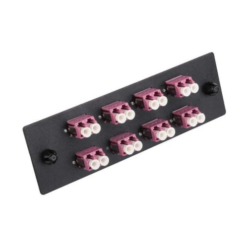 Панель LanmasterLAN-APM-8X2LC/OM4 1U 8xLC дупл. 50/125 OM4