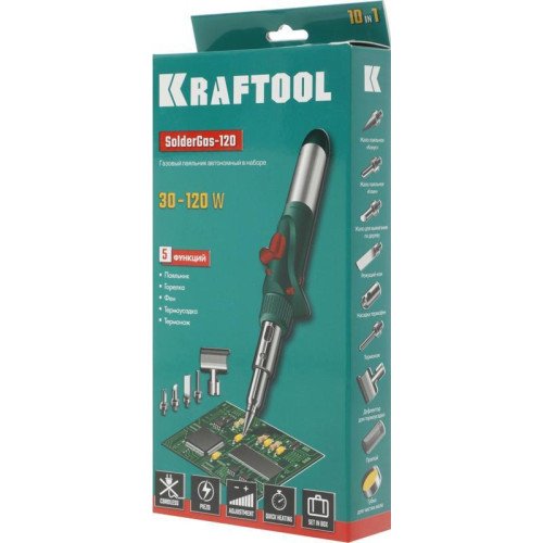 Паяльник Kraftool 55503-H10 газовый 120Втмакс.t=1300