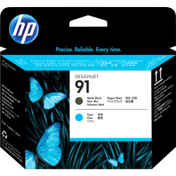 Печатающая головка/ HP 91 Matte Black and Cyan Printhead