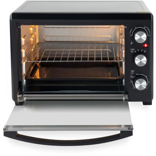 Мини-печь Hyundai MIO-HY073 26л. 1500Вт серебристый/черный