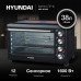 Мини-печь Hyundai MIO-HY086 38л. 1600Вт черный Мини-печь Hyundai MIO-HY086 38л. 1600Вт черный