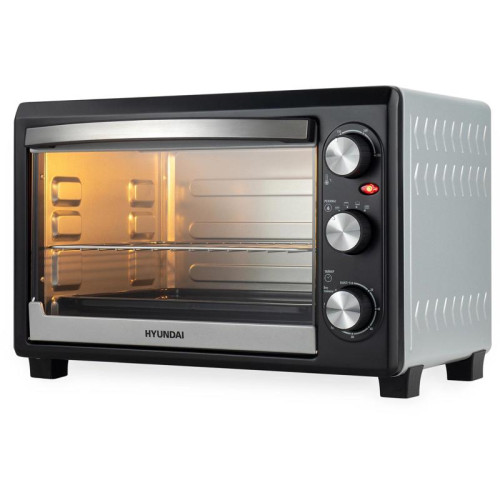 Мини-печь Hyundai MIO-HY073 26л. 1500Вт серебристый/черный