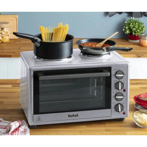 Мини-печь Tefal OF463D30 32л. 3000Вт серебристый/черный