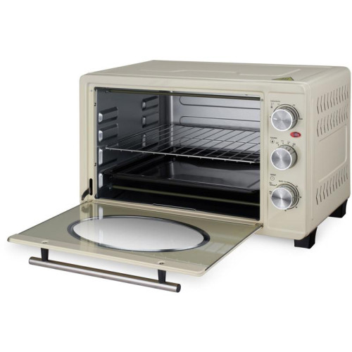 Мини-печь Hyundai MIO-HY084 33л. 1500Вт бежевый/хром