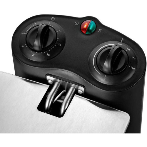 Фритюрница Kitfort КТ-4052 2000Вт серебристый/черный