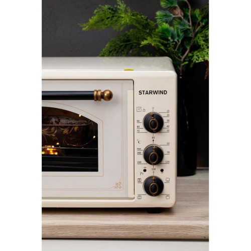 Мини-печь Starwind SMO2026 36л. 1300Вт бежевый