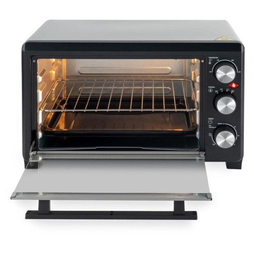 Мини-печь Hyundai MIO-HY072 23л. 1500Вт серебристый/черный