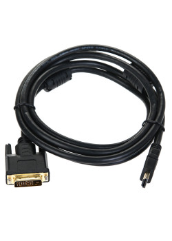 Кабель/ Кабель HDMI to DVI-D (19M -25M) 2м, 2 фильтра TV-COM <LCG135F-2M>