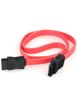 Кабель интерфейсный SATA Cablexpert CC-SATA-DATA-N, Sata3 7pin / 7pin, медн.проводник, 50см, пакет