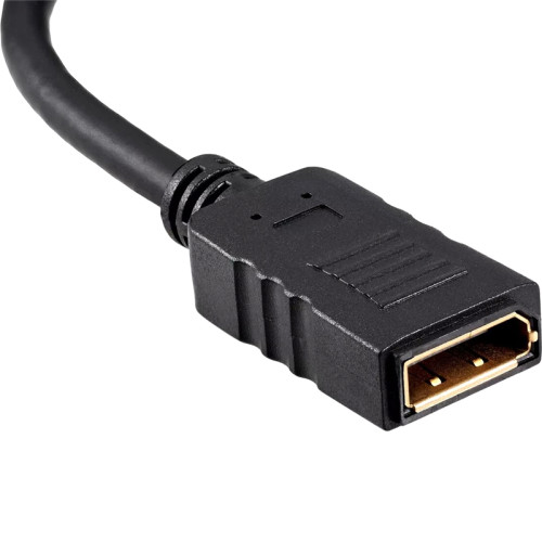 Кабель-переходник/ Кабель-переходник HDMI(M) +USB---> DP(F) 0.15m  4K*60Hz VCOM<CG599E>