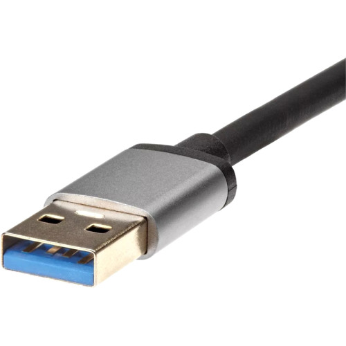 Кабель-переходник/ Кабель-переходник USB 3.0 (Am) --> HDMI(f)+VGA(f), Aluminum Shell, VCOM <CU322M>