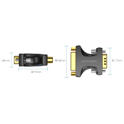 Адаптер-переходник Vention DVI-I 24+5F/ VGA 15M