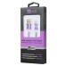 Кабели USB ACD-Style Lightning ; USB-A 2-сторонние коннекторы, нейлон, 1м, фиолетовый (ACD-U913-P6P) Кабели USB ACD-Style Lightning ; USB-A 2-сторонние коннекторы, нейлон, 1м, фиолетовый (ACD-U913-P6P)
