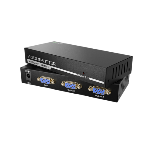GCR Сплиттер-разветвитель VGA 1 на 2 монитора, 200MHz, GCR-57604