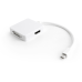 Greenconnect Адаптер-переходник Apple mini DisplayPort 20M > DisplayPort 20F/HDMI 19F/DVI 25+4F, белый, 33-050583 Greenconnect Адаптер-переходник Apple mini DisplayPort 20M > DisplayPort 20F/HDMI 19F/DVI 25+4F, белый, 33-050583
