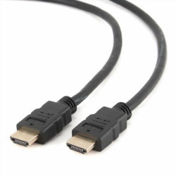 Кабель HDMI Cablexpert CC-HDMI4-0.5M 0.5м, v2.0, 19M/19M, черный, позол.разъемы, экран, пакет {200}
