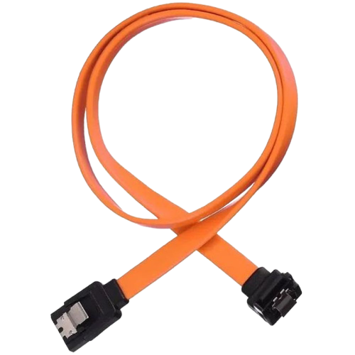 Кабель/ Кабель GoPower SATA (m)-SATA (m) 0.5м силикон ver.3.0 черный в пакете (1/250)