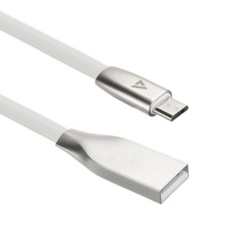 Кабели USB ACD USB кабель ACD-Infinity MicroUSB ; USB-A TPE, 1.2м, белый (ACD-U922-M1W)