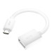 GCR PRO Адаптер переходник OTG 1.5m USB, microB 5pin/AF, белый, морозостойкий, GCR-55592