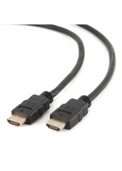 Кабель HDMI Cablexpert CC-HDMI4-7.5M, 7.5м, v2.0, 19M/19M, черный, позол.разъемы, экран, пакет