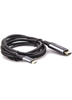 Кабель-адаптер/ Кабель-адаптер USB 3.1 Type-Cm --> HDMI A(m) 4K@60Hz, 1.8m ,Aluminium Shell,VCOM <CU423MC-1.8M>