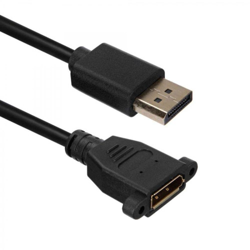 Кабель ACD-DDPF2-50B  ACD-DDPF2-50B  DisplayPort 1.2, DP extension, Golden Plated, 20m/20f, Черный,  ACD-DDPF2-50B  5м, (742521)