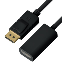 Переходник 0.1m Active DisplayPort/HDMI v1.2/v1.4 20M/19F Greenconnect GCR-ADP2MHD