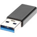 Адаптер/ Адаптер USB3.0 TypeC (F) --->USB3.0 (M)  <CA436M>