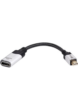 Адаптер/ Адаптер miniDisplayPort(M) ---> HDMI(F) 0.15m 4K@60Hz VCOM <CG616M-0.15>