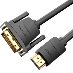 Кабель Vention HDMI 19M/DVI-D Dual link 25M - 2 м.